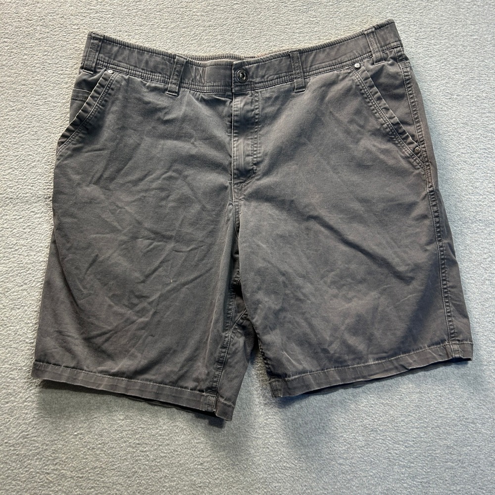 SwissTech Hiking Utility Shorts Mens 38 Gray Outdoor Lightweight Casual Relaxed